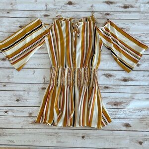 Stripped dress, size large